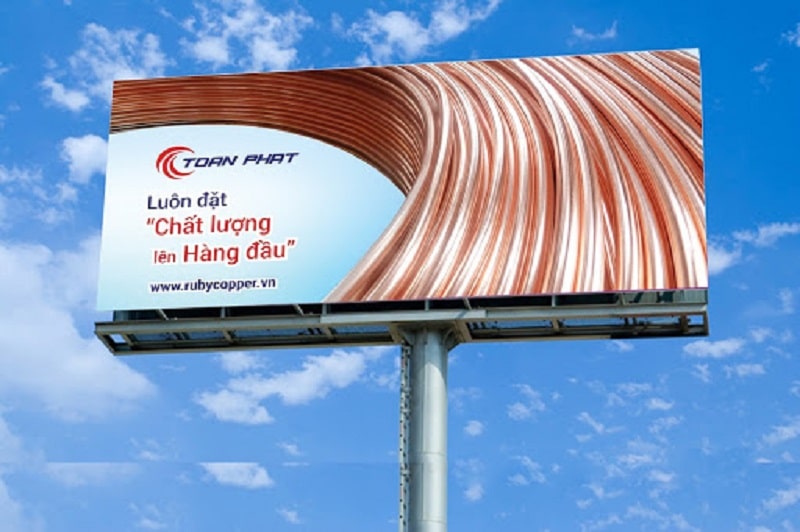 Nhận thi công biển quảng cáo ngoài trời giá rẻ tại Hà Nội