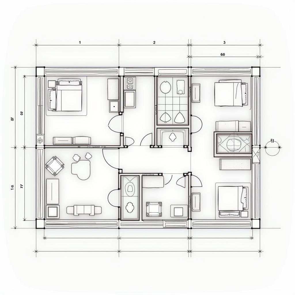 Bản vẽ mặt bằng chi tiết mẫu nhà homestay container