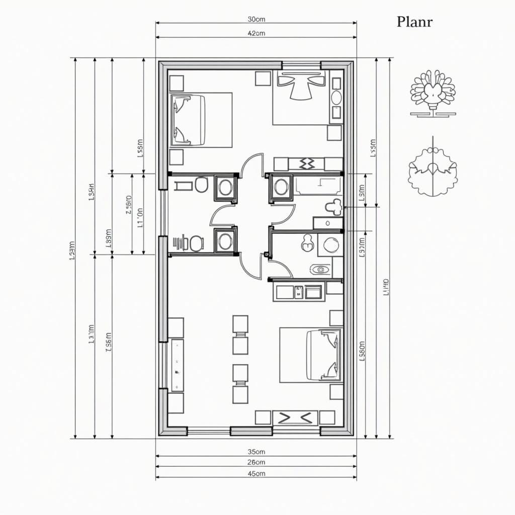 Ban ve mat bang nha cap 4 mai nhat co gac lung chi tiet
