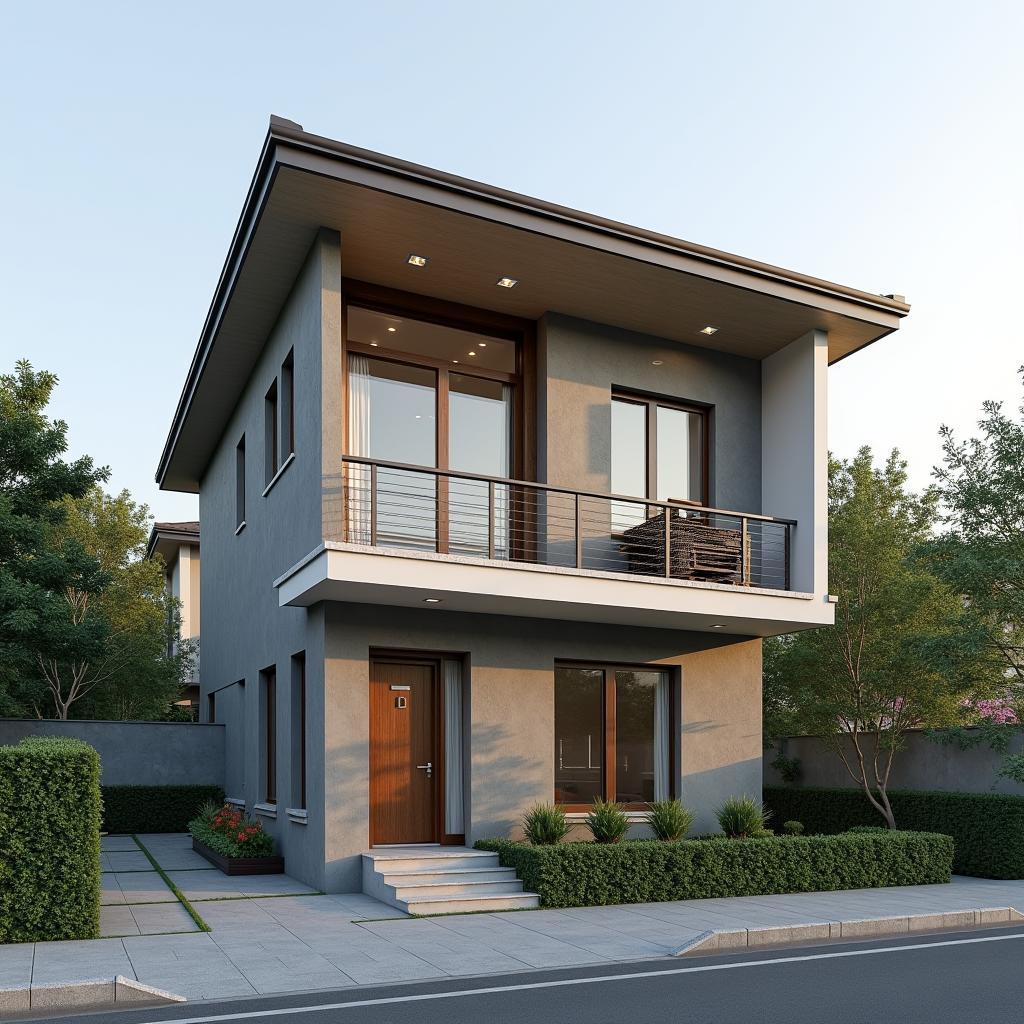 5 bí quyết vàng giúp xây nhà 2 tầng mặt tiền 8m hiện đại, tiết kiệm chi phí và đảm bảo chất lượng.