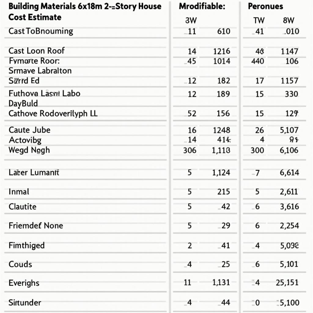 Bảng dự toán chi phí xây nhà 6x18m 2 tầng chi tiết và minh bạch từ Xây dựng Nikcon