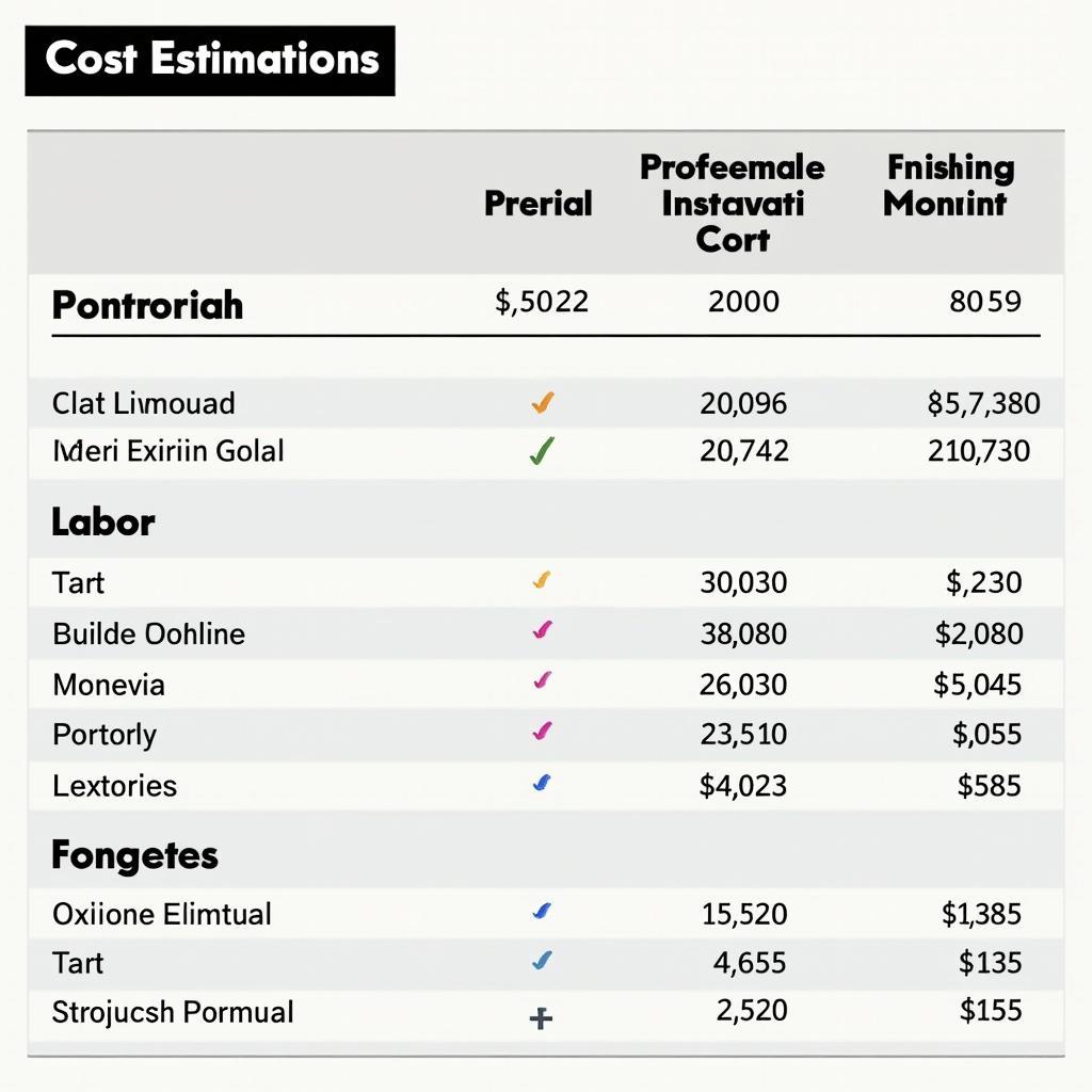 Du toan chi phi xay nha cap 4 chi tiet