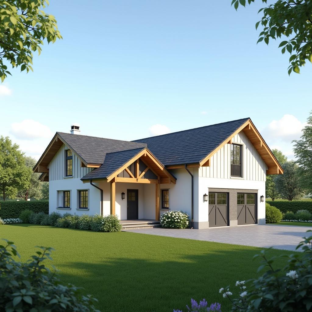 Mau nha cap 4 chu L dep thong thoang tien nghi