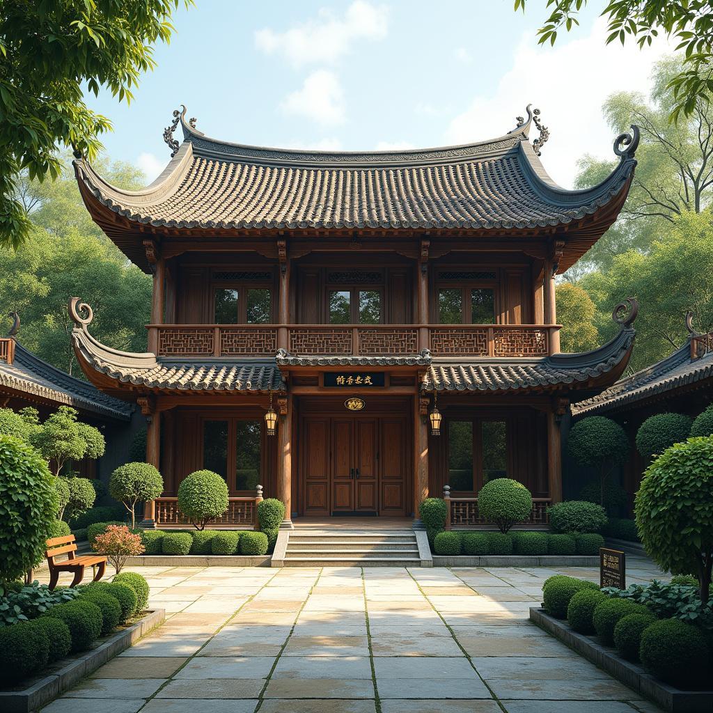 Mẫu nhà gỗ 3 gian Bắc Bộ đẹp, kiến trúc truyền thống Việt Nam