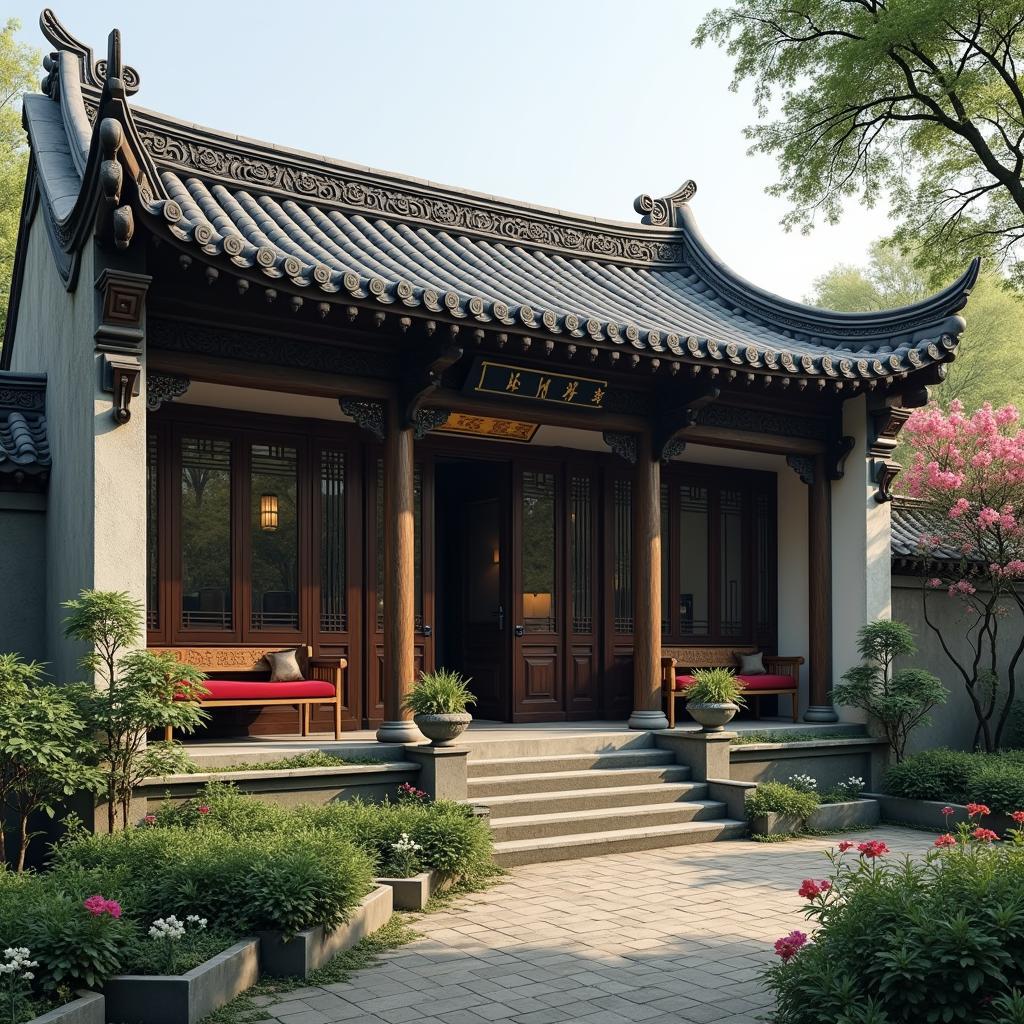 Mẫu nhà rường Huế cổ kính, kiến trúc cung đình Việt Nam