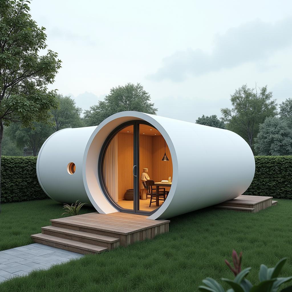 Mẫu nhà ống 1 tầng đơn giản, giá rẻ, thiết kế tối giản, phù hợp với gia đình nhỏ hoặc người độc thân