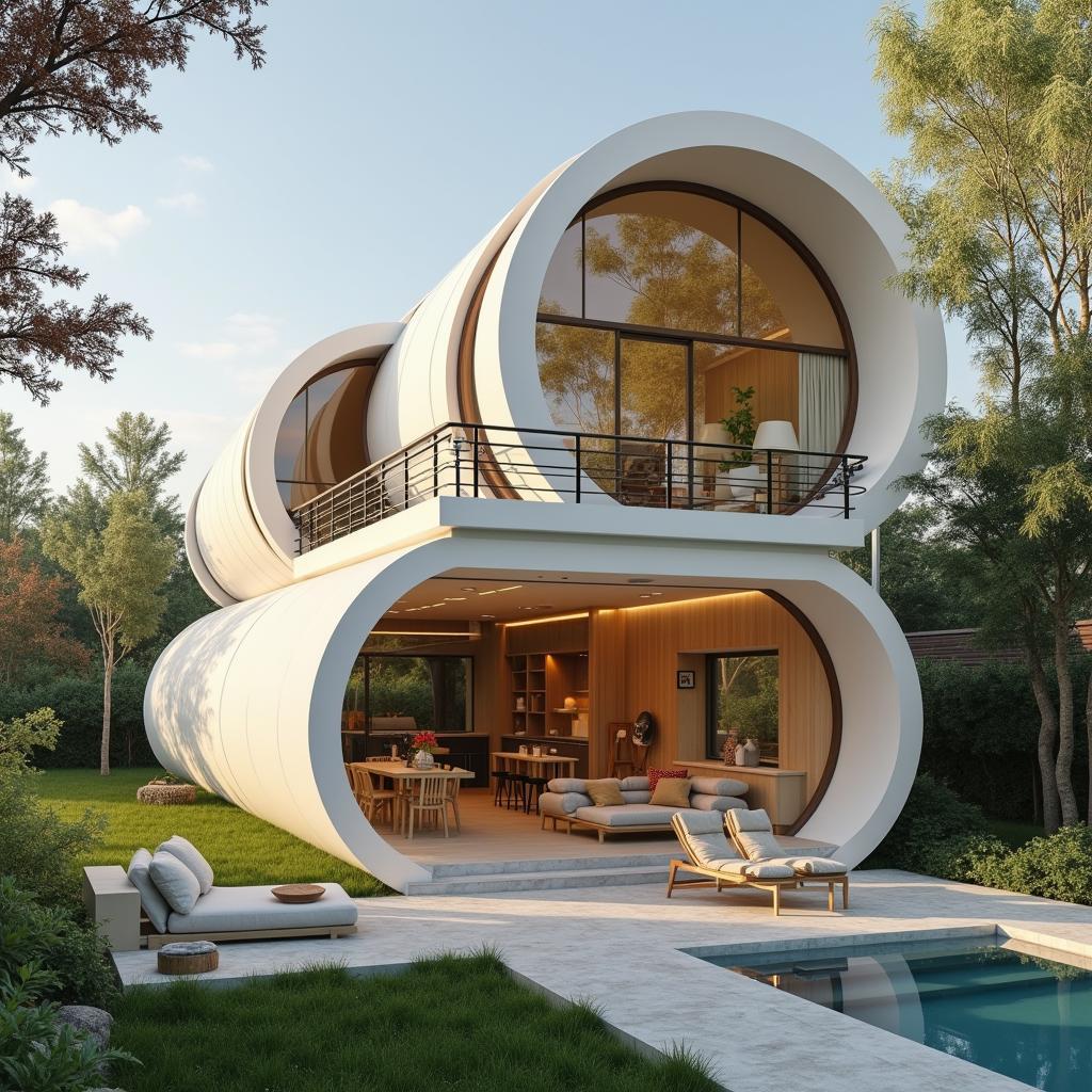 Mẫu nhà ống 1 tầng có gác lửng đẹp hiện đại không gian sống mở thoáng đãng tràn ngập ánh sáng