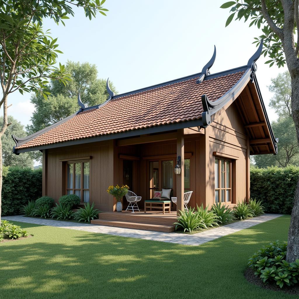 mau nha ong 1 tang mai thai dep thanh lich