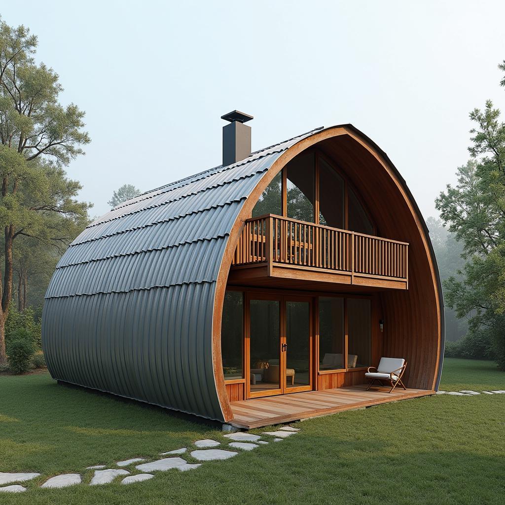 Nha ong 2 tang mai ton gia ngoi dep nhu that tiet kiem chi phi