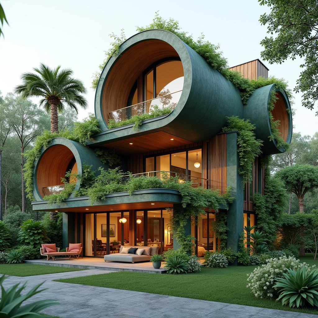 Thiết kế nhà ống 3 tầng nhiều cây xanh, mang không gian thiên nhiên vào nhà, tạo cảm giác thư thái