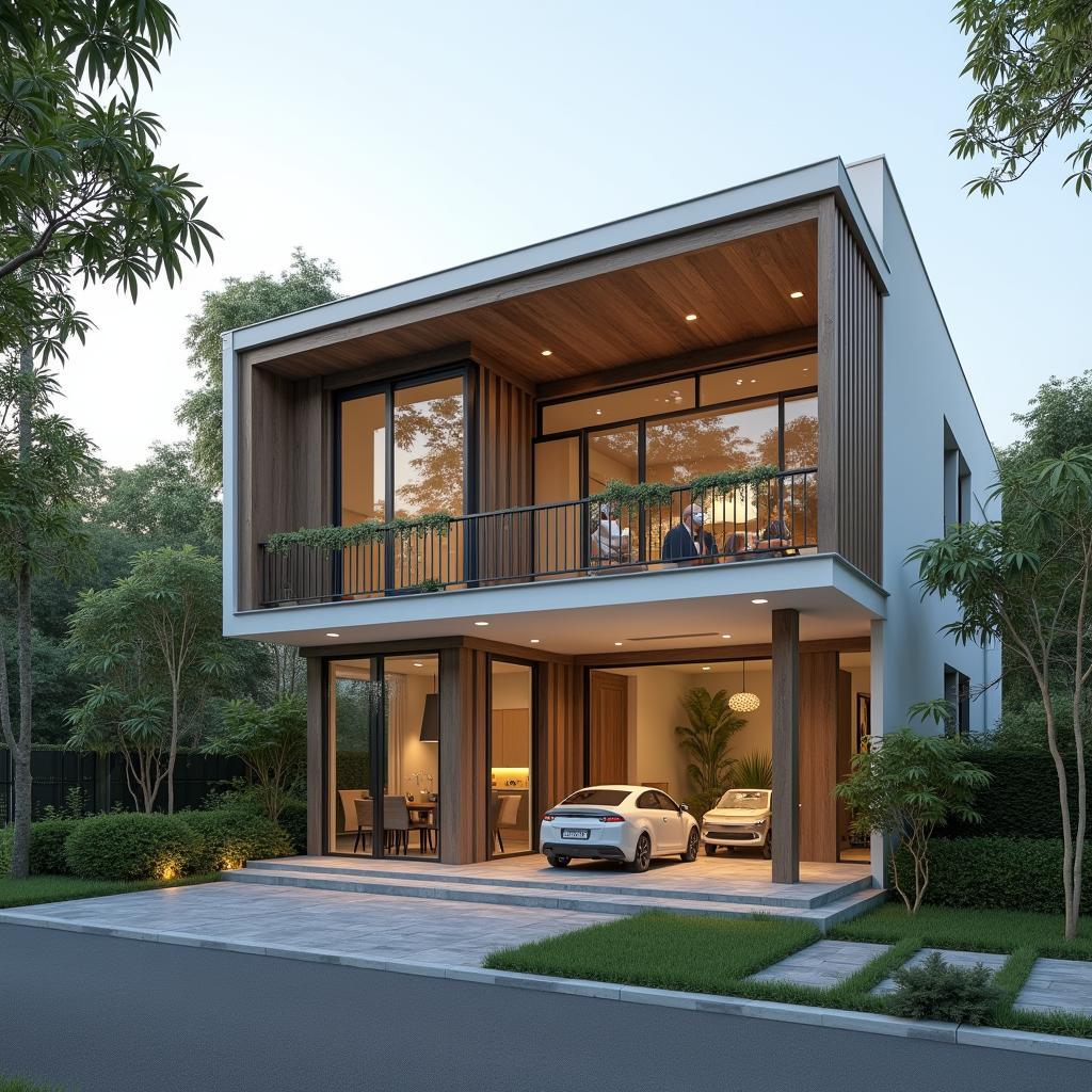 Mẫu nhà cấp 4 gác lửng nhỏ gọn 500 triệu đồng, thiết kế thông minh giúp tối ưu không gian, phù hợp với gia đình trẻ