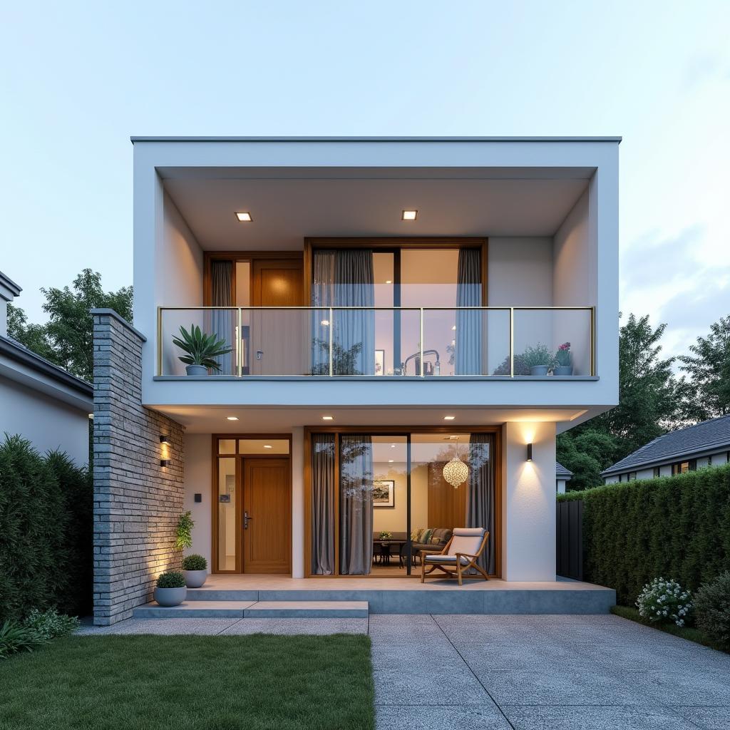 Mẫu nhà cấp 4 mái Nhật đẹp hiện đại và tiết kiệm chi phí