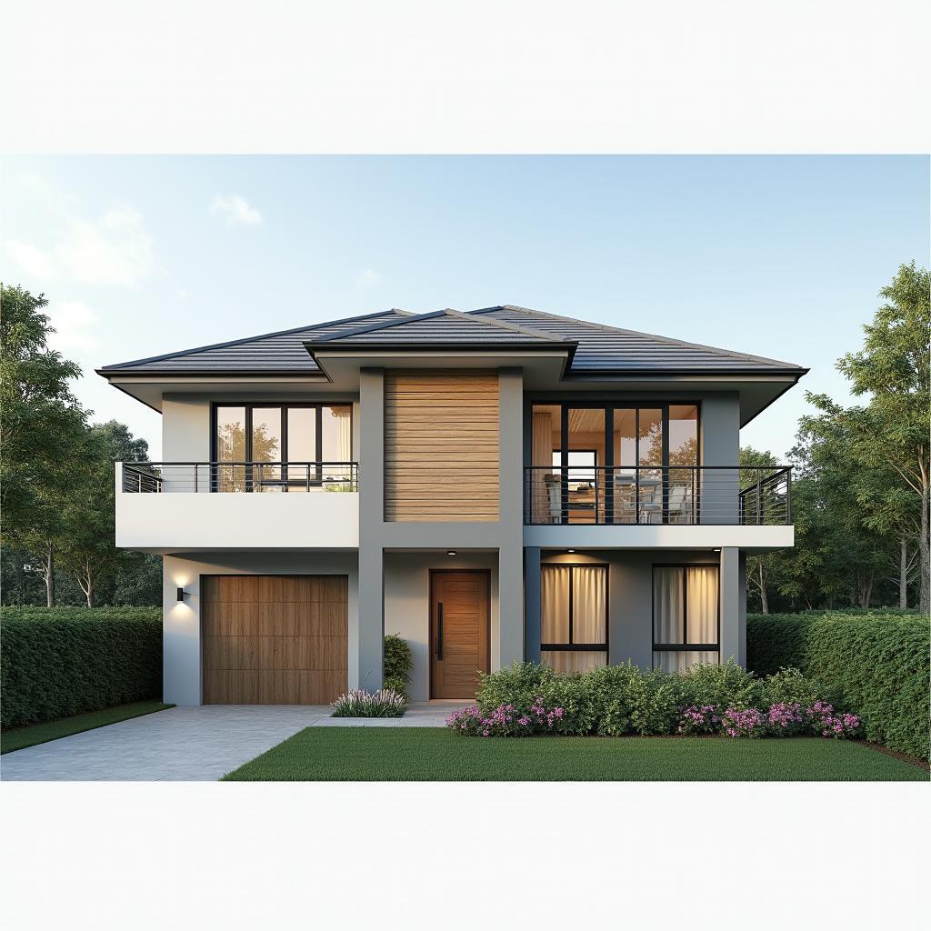 Mẫu nhà cấp 4 mặt tiền 5m thiết kế tối ưu không gian sử dụng